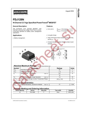 FDJ128N datasheet  